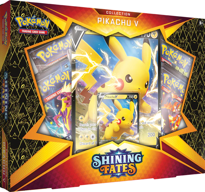 Pokemon Shining Fates Pikachu V Box