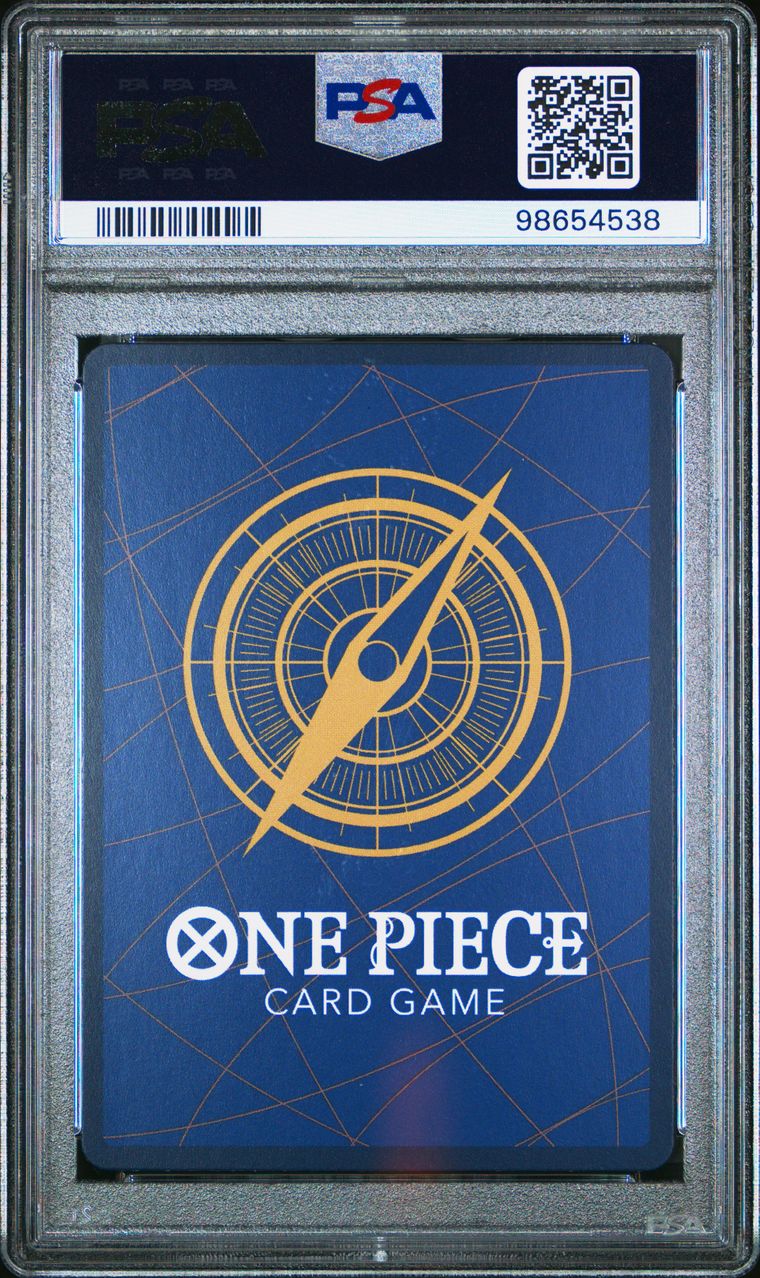 PSA GEM MINT 10 - 2024 ONE PIECE WINGS OF THE CAPTAIN OP06-TREASURE RARENAMI #007