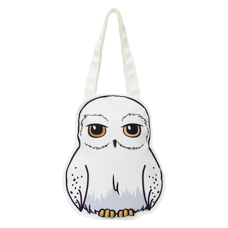 LOUNGEFLY HARRY POTTER HEDWIG CANVAS TOTE BAG