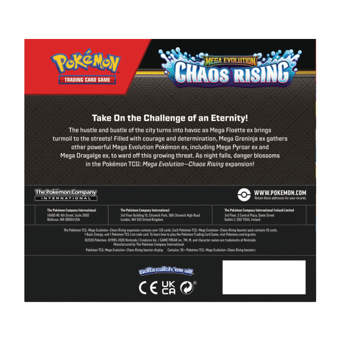 POKEMON ME04 CHAOS RISING BOOSTER BOX