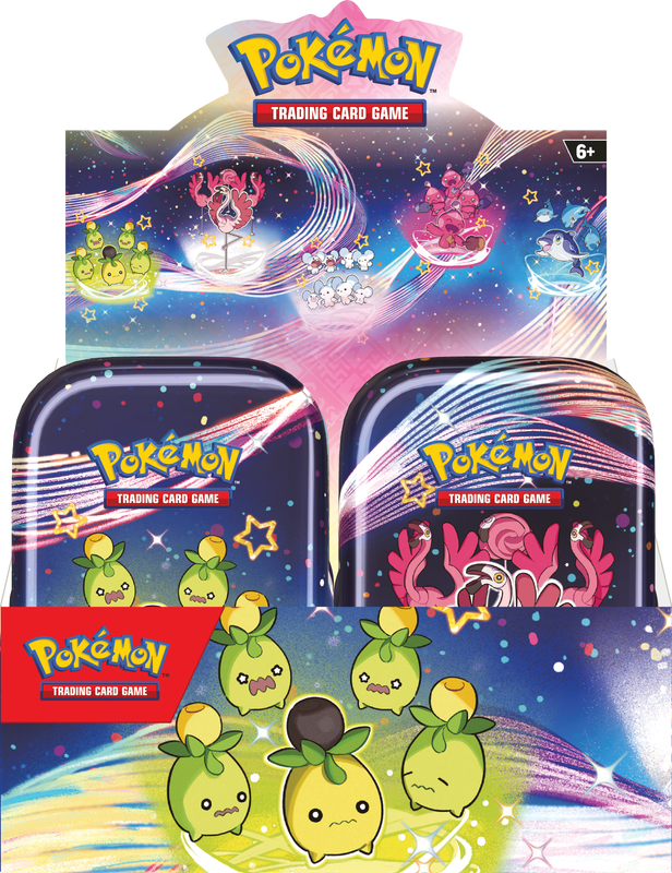 Pokemon SV4.5 Paldean Fates Mini Tins Display