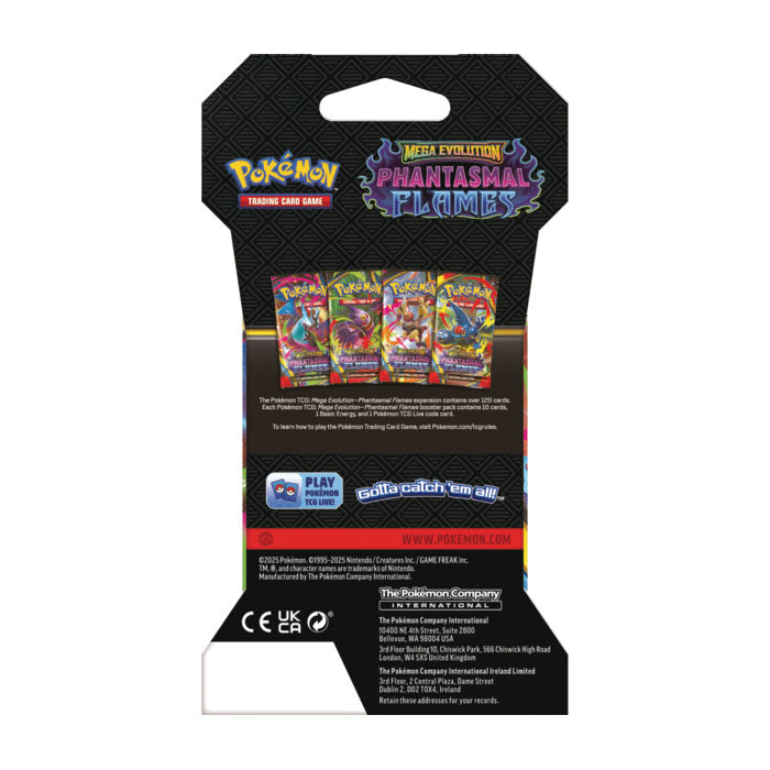 POKEMON ME02 PHANTASMAL FLAMES BLISTER PACK