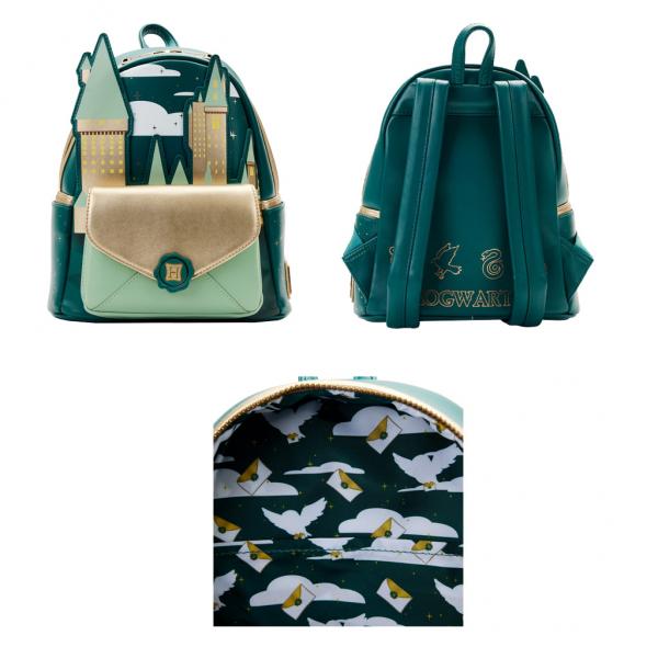 LOUNGEFLY HARRY POTTER GOLDEN HOGWARTS CASTLE BKPK