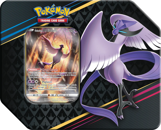 Pokemon SWSH12.5 Crown Zenith Galarian Tin - Articuno