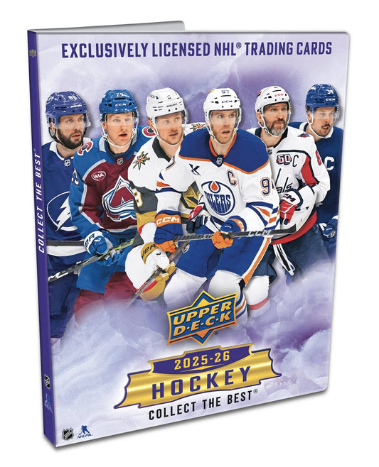 2025-26 UPPER DECK HOCKEY SERIES 1 STARTER BINDER SET