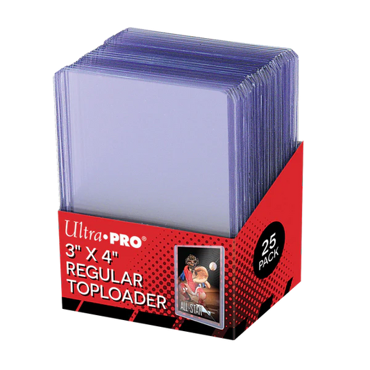 ULTRA PRO 3X4 REGULAR TOPLOADERS (25 CT)