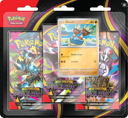 POKEMON ME05 PITCH BLACK 3-PACK BLISTER - PRE-ORDER