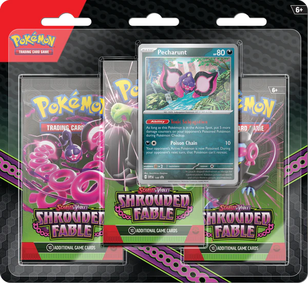 Pokemon Shrouded Fable 3pk Blister