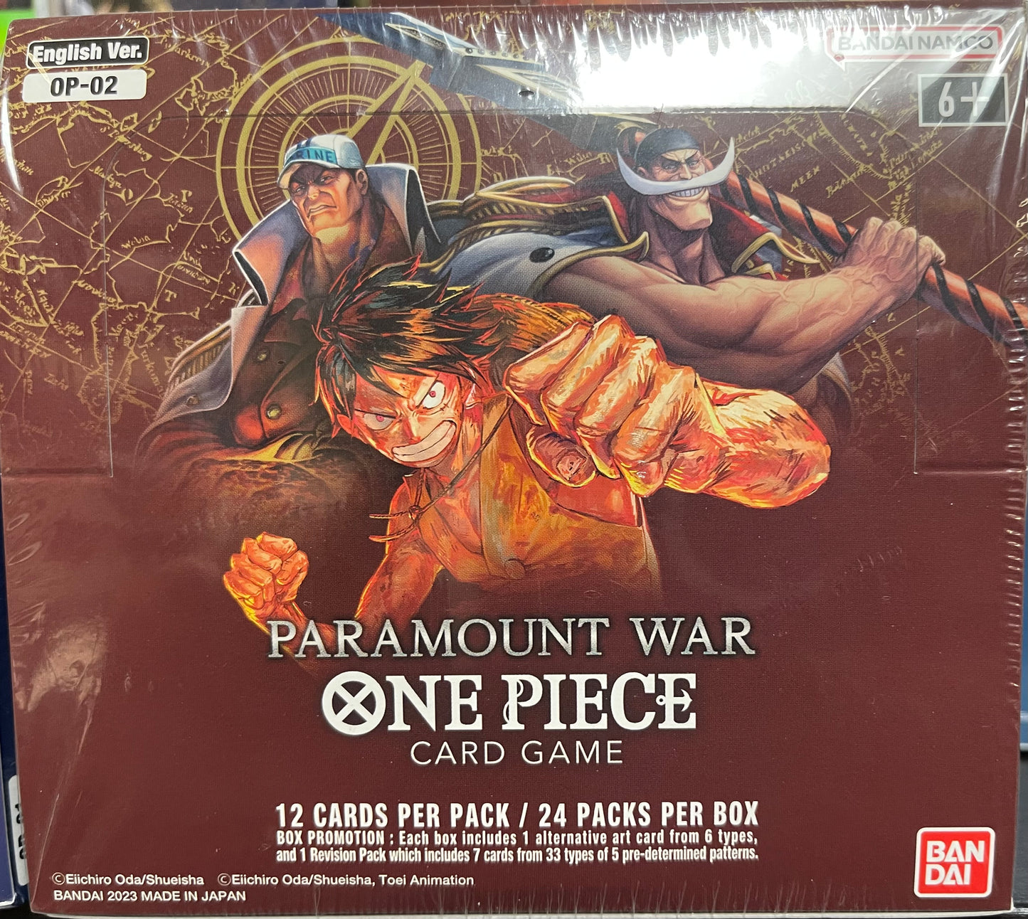 One Piece OP-02 Paramount Wars Booster Box (English)