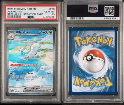 PSA 10 - GEM MT - POKEMON PAR EN-PARADOX RIFT - ALTARIA ex - SPECIAL ILLUSTRATION RARE