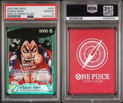 PSA 10 - OP01-031 - Kouzuki Oden - Gem Mint