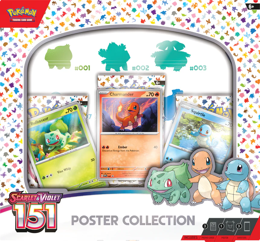 Pokemon SV3.5 151 Poster Collection