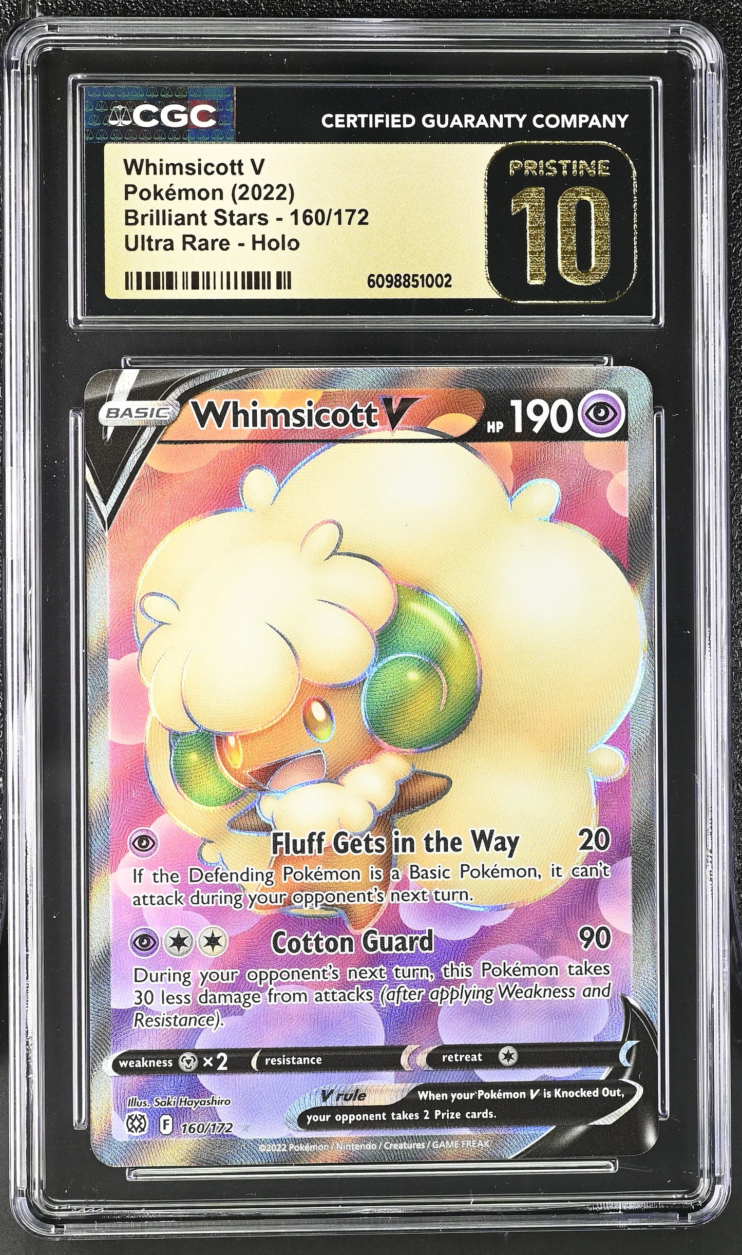 CGC PRISTINE 10 - Whimsicott V - 160/172