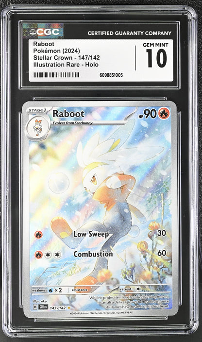 CGC GEM MINT 10 - Raboot - 147/142