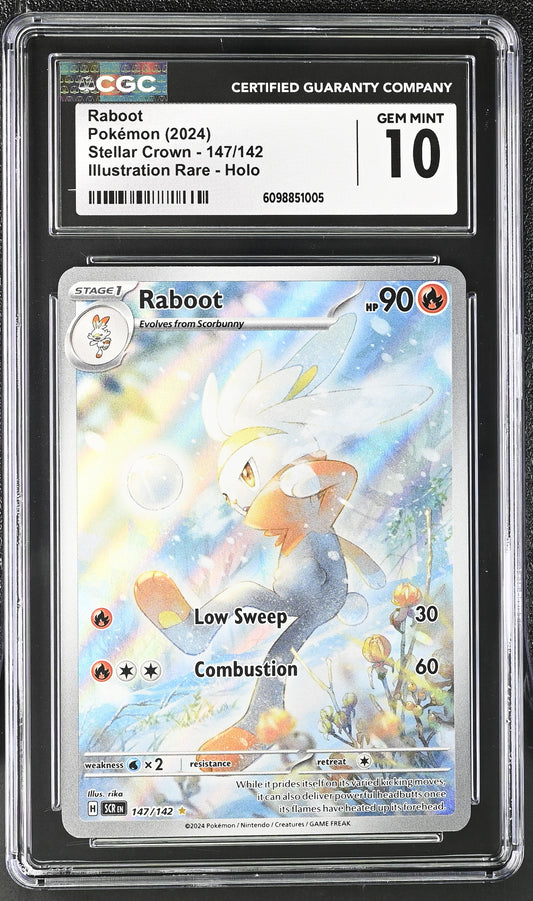 CGC GEM MINT 10 - Raboot - 147/142