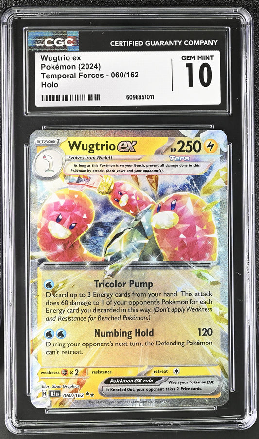CGC GEM MINT 10 - Wugtrio ex - 060/162