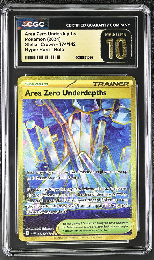 CGC PRISTINE 10 - Area Zero Underdepths - 174/142