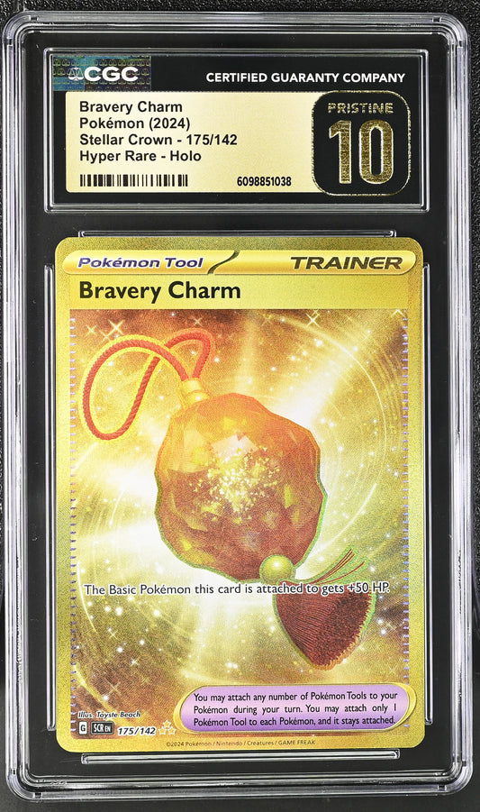 CGC PRISTINE 10 - Bravery Charm - 175/142