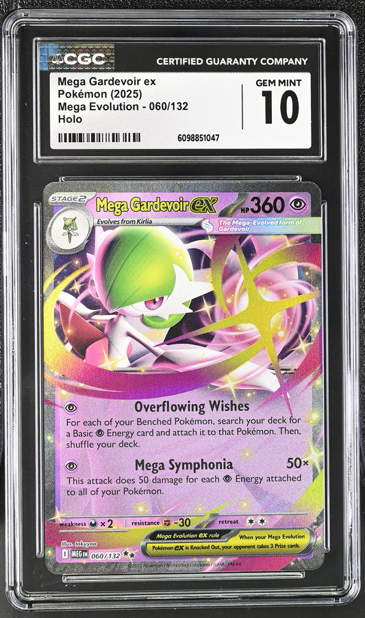 CGC GEM MINT 10 - Mega Gardevoir ex - 060/132