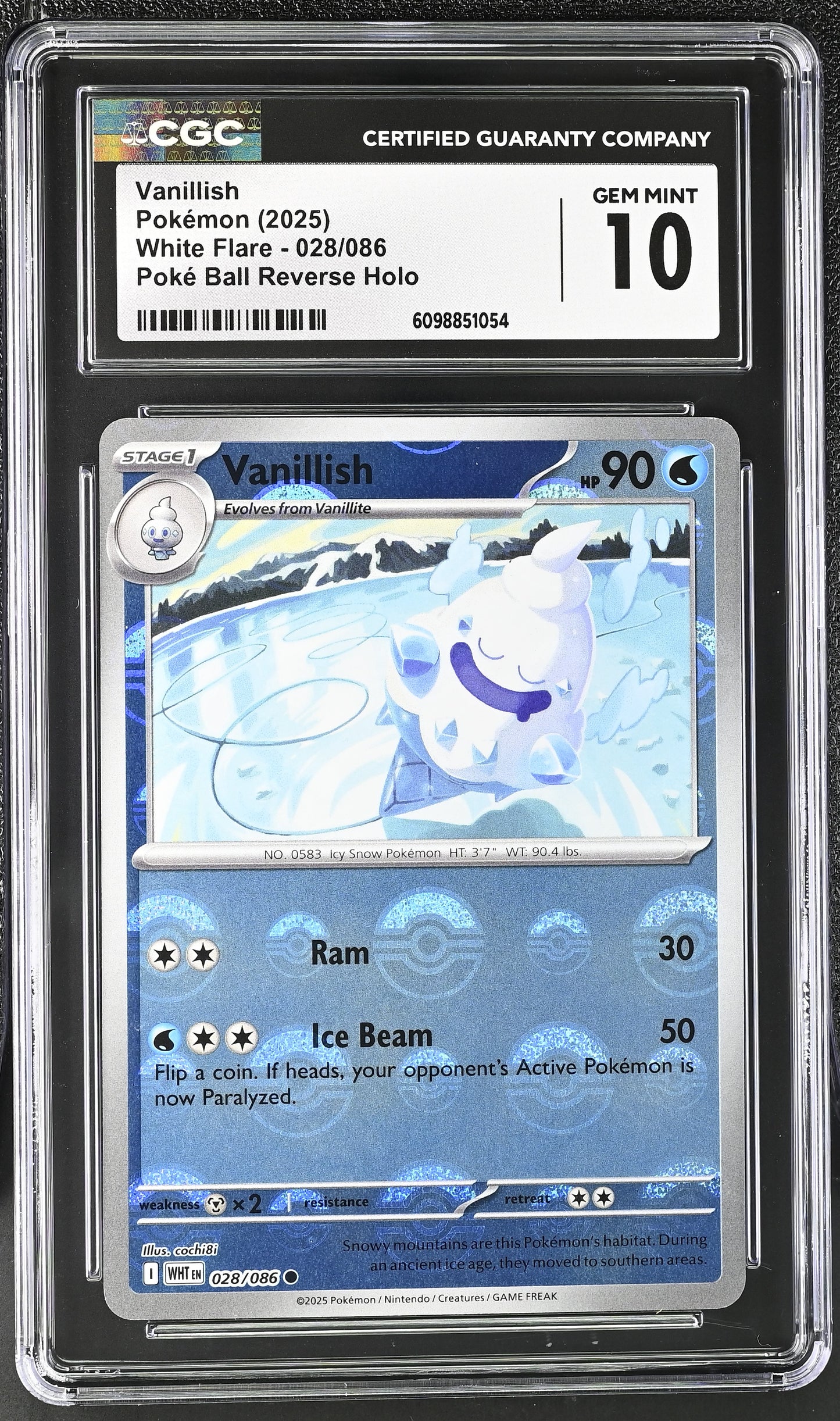 CGC GEM MINT 10 - Vanillish - 028/086