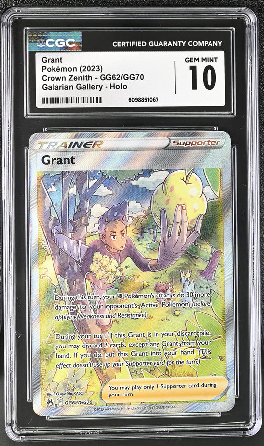 CGC GEM MINT 10 - GRANT - GG62/GG70