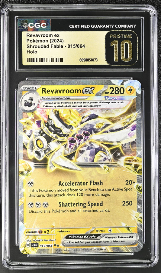 CGC PRISTINE 10 - Revavroom ex - 015/064