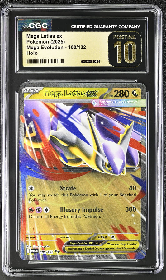 CGC PRISTINE 10 - Mega Latias ex - 100/132