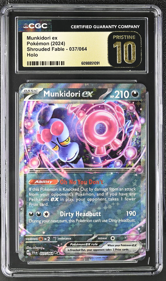 CGC PRISTINE 10 - Munkidori ex - 037/064