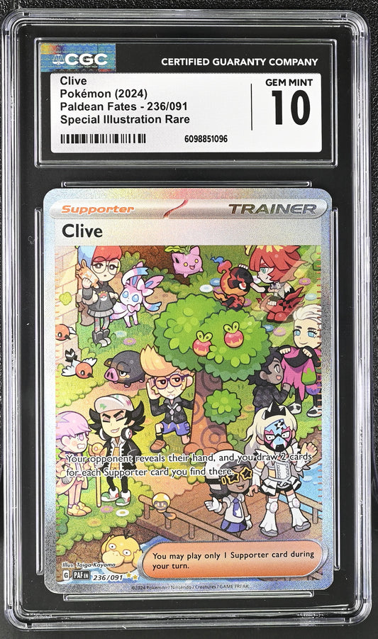 CGC GEM MINT 10 - Clive - 236/091