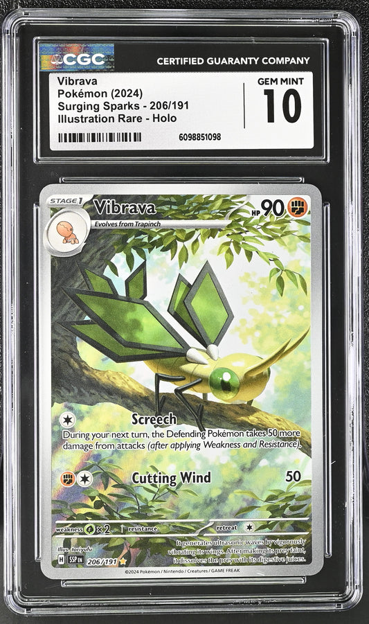 GCGC GEM MINT 10 - Vibrava - 206/191