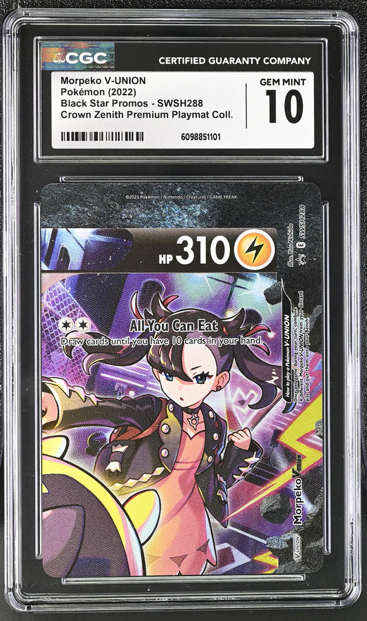CGC GRADED SET - Morpeko V-UNION - SWSH 287-290