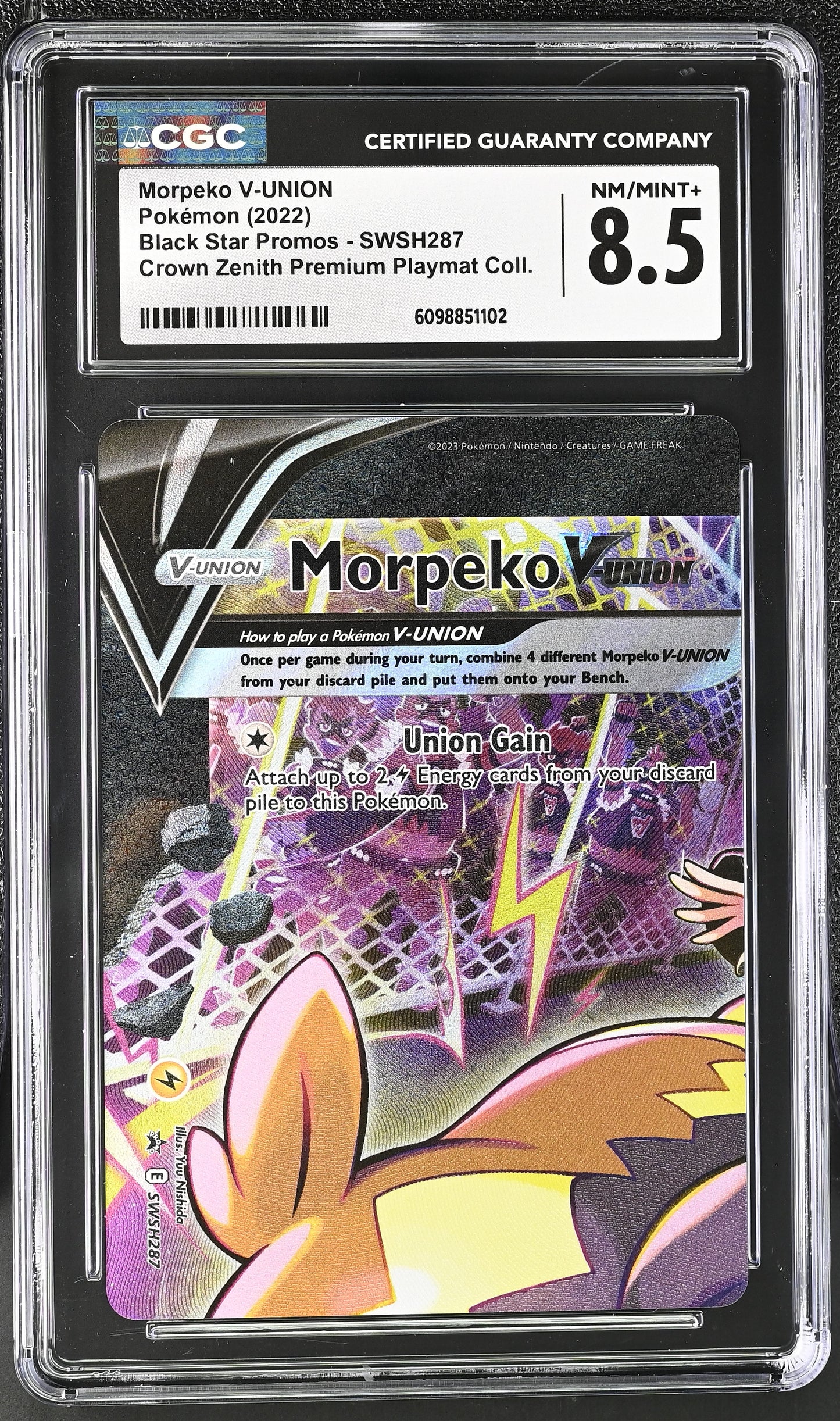 CGC GRADED SET - Morpeko V-UNION - SWSH 287-290