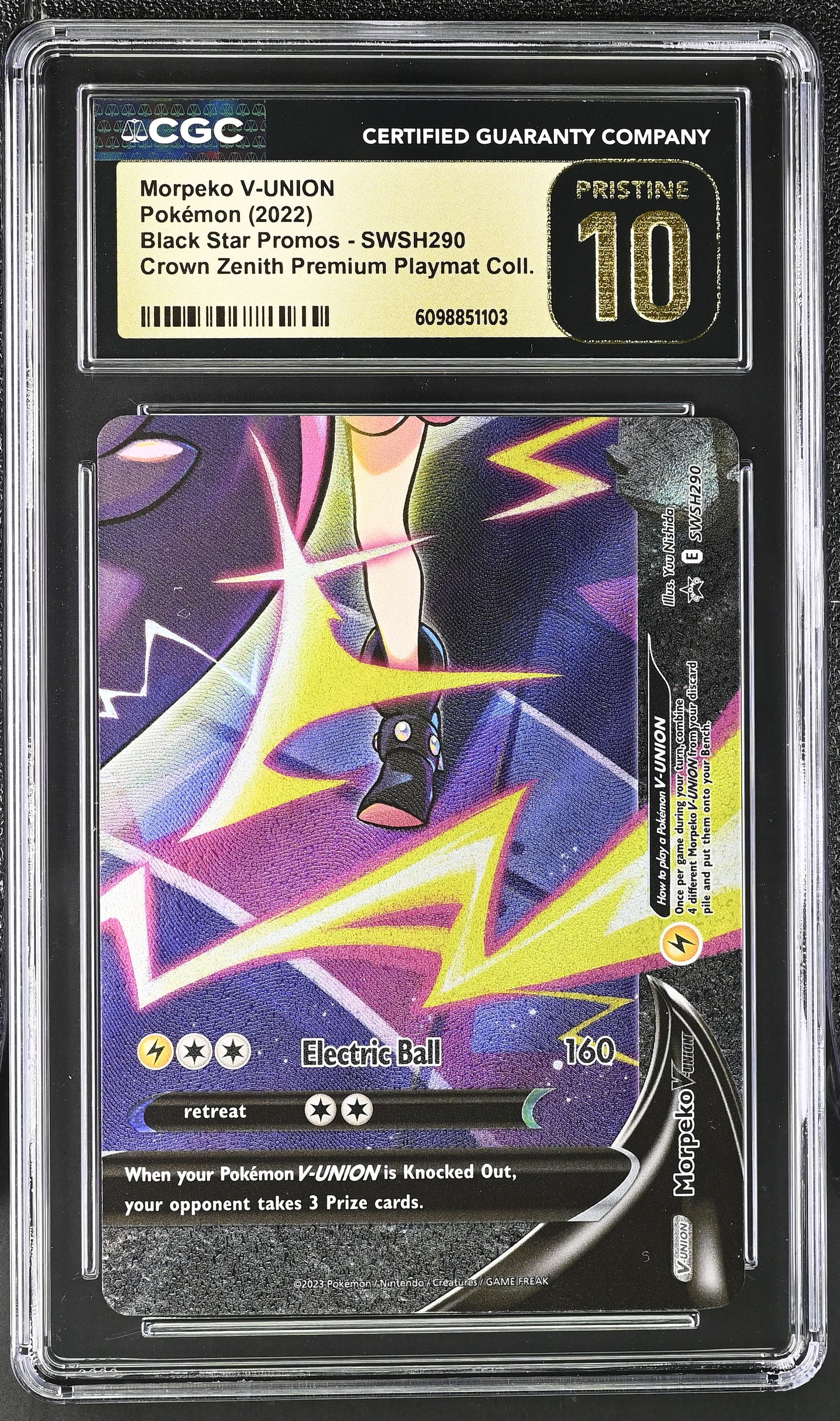 CGC GRADED SET - Morpeko V-UNION - SWSH 287-290