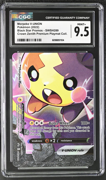 CGC GRADED SET - Morpeko V-UNION - SWSH 287-290