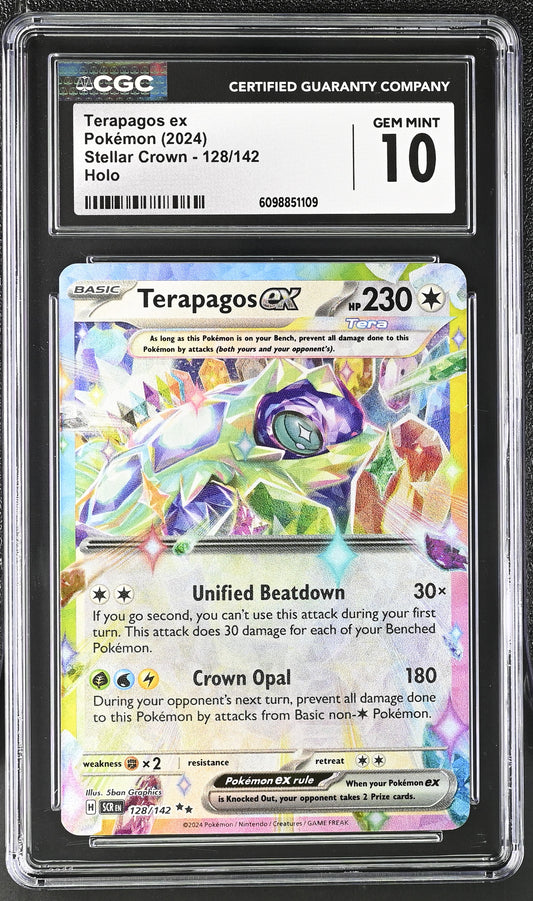 CGC GEM MINT 10 - Terapagos ex - 128/142