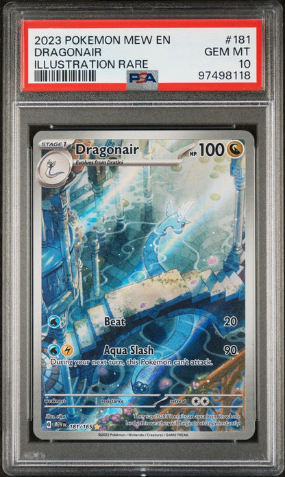 PSA 10 - POKEMON MEW EN-151 - GEM MT - DRAGONAIR - #181