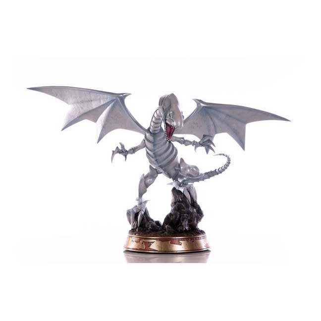 YUGIOH BLUE EYES WHITE DRAGON STATUE (WHITE)