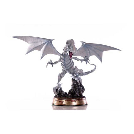 YUGIOH BLUE EYES WHITE DRAGON STATUE (SILVER)