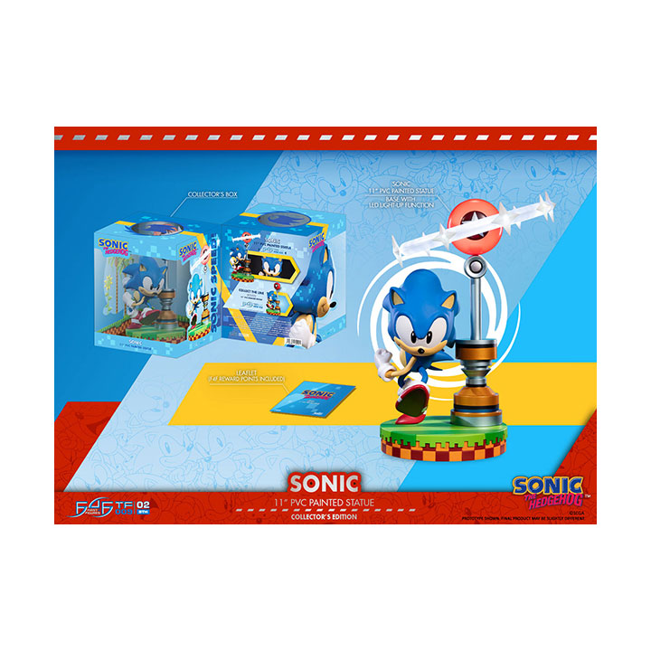SONIC THE HEDGEHOG PVC STATUE COLLECTOR'S EDITION