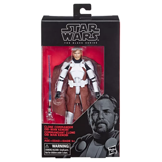 STAR WARS BLACK SERIES FIG OBI WAN CLONE COMMANDER