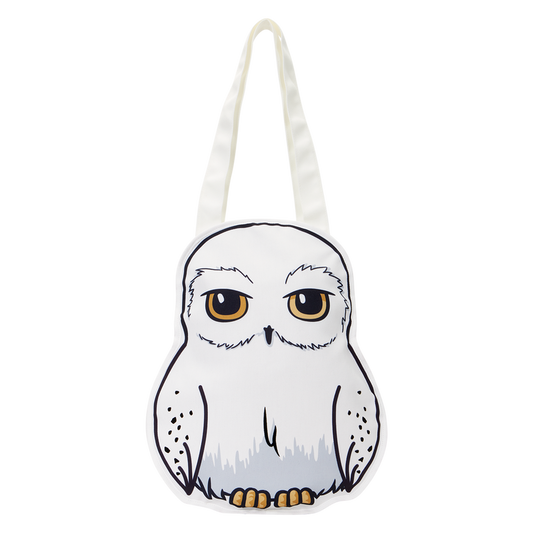 LOUNGEFLY HARRY POTTER HEDWIG CANVAS TOTE BAG