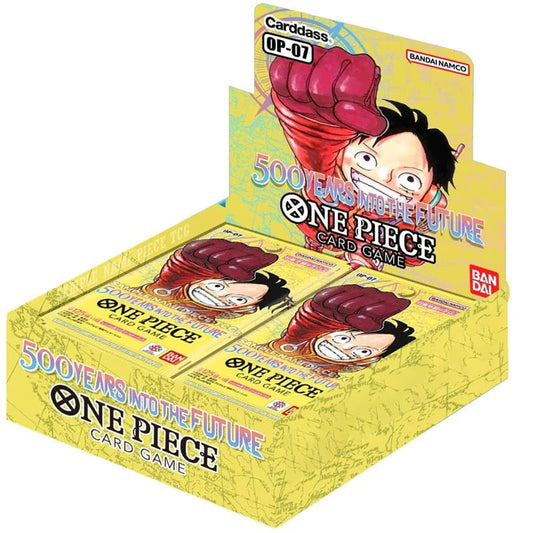 ONE PIECE CG OP-07 500 YEARS INTO THE FUTURE BOOSTER BOX (ENGLISH) (Sealed Case)(12 Booster Boxes)