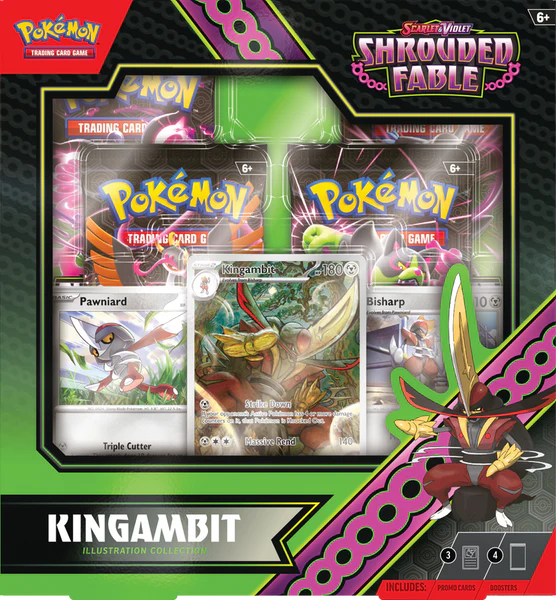 Pokemon Shrouded Fable Kingambit Illustration Collection Box