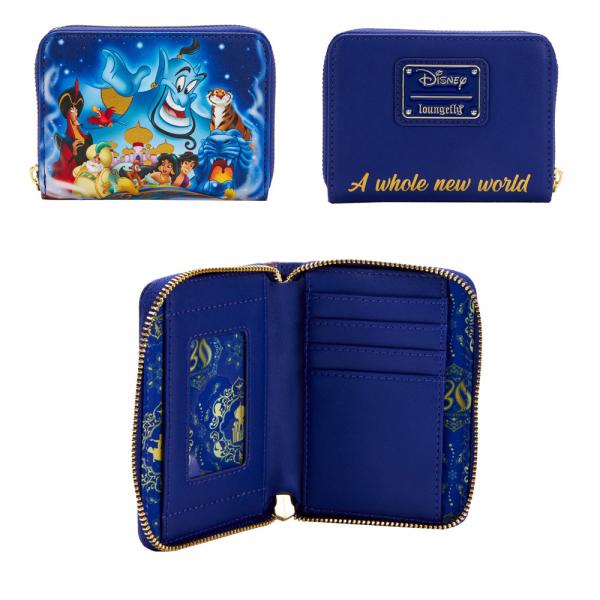 LOUNGEFLY DISNEY ALADDIN 30TH ANNIVERSARY WALLET