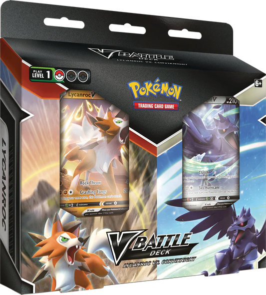 Pokemon Battle Decks: Lycanroc Vs Corviknight Bundle