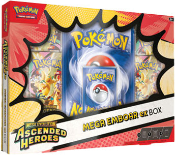 POKEMON ME02.5 ASCENDED HEROES MEGA ex BOX - MEGA EMBOAR EX - PRE-ORDER