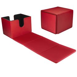 ULTRA PRO DECK BOX VIVID ALCOVE EDGE (SIDE-LOAD) RED