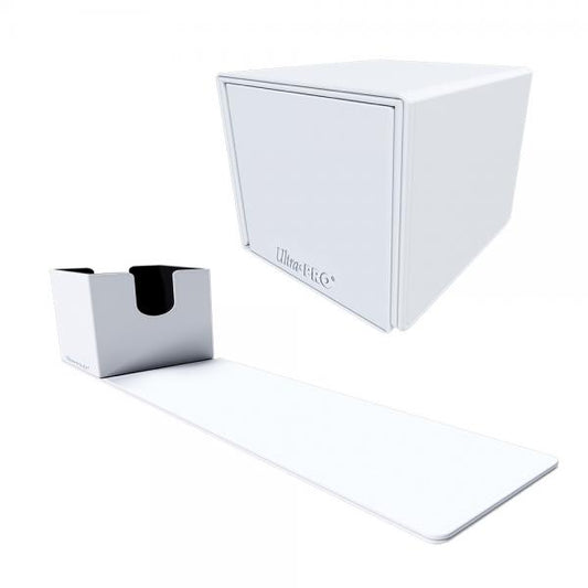 ULTRA PRO DECK BOX VIVID ALCOVE EDGE (SIDE-LOAD) WHITE