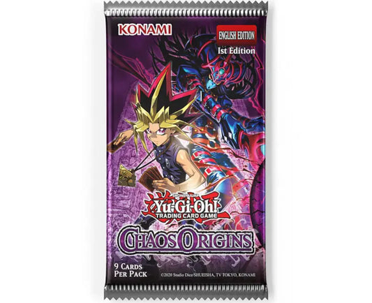 YUGIOH CHAOS ORIGINS SLEEVED BOOSTER