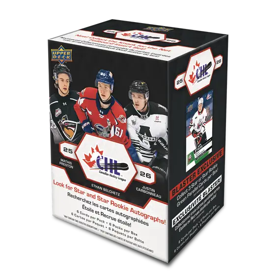 2025-26 Upper Deck CHL Hockey Blaster Box